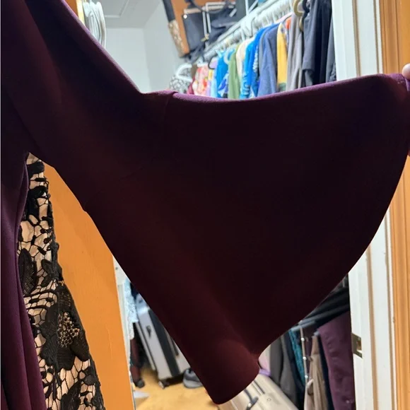 Calvin Klein Plum Long Sleeve Dress - Picture 2 of 3